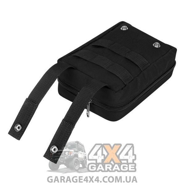 Прочный тактический подсумок - аптечка с креплением MOLLE (Черный / 180х125х85 мм) TP0174 фото