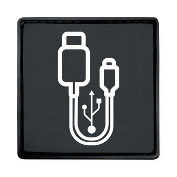 Патч ПВХ на липучке "Провода USB" (45 х 45мм) TP3818 фото