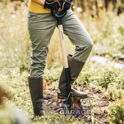 Лопата с деревянной ручкой Fiskars Solid 1066721 1066721 фото