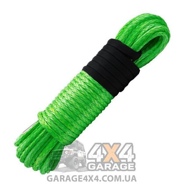 Комплект синтетичного (кевларового) троса PROwinch 12мм 26 метров (Зелений) ST1226G фото