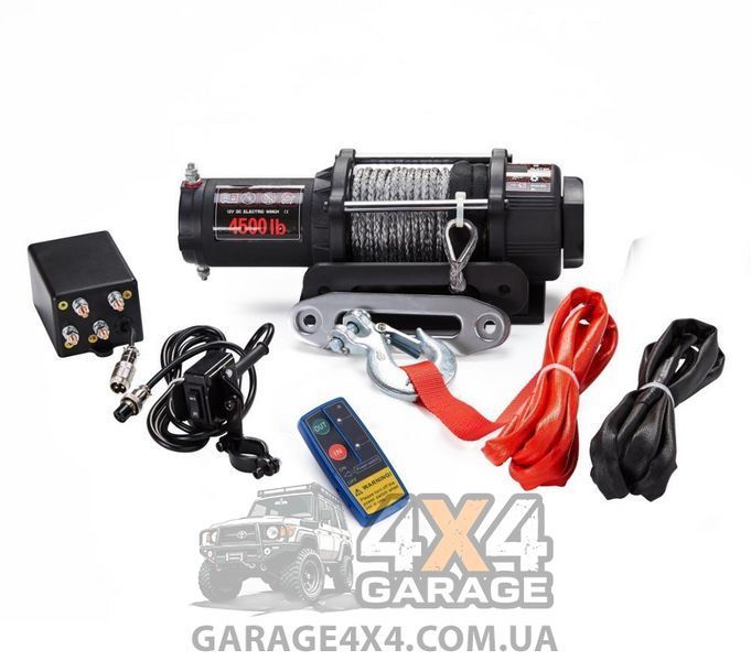 Электрическая лебедка 12V ProWinch 4500lbs (2090 кг) синтетический трос 1446078575 фото