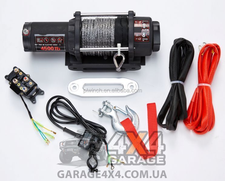 Электрическая лебедка 12V ProWinch 4500lbs (2090 кг) синтетический трос 1446078575 фото