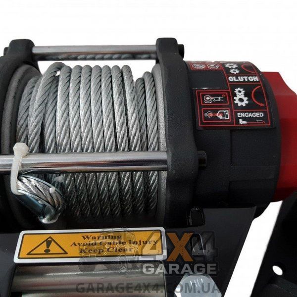 Лебідка для квадроциклу Kangaroowinch 4000 (Сталева трос/12 вольти/1814 кг) K4000 фото