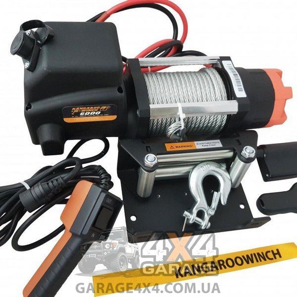 Лебідка KangarooWinch 6000 lbs / 12 вольтів K6000-STB фото