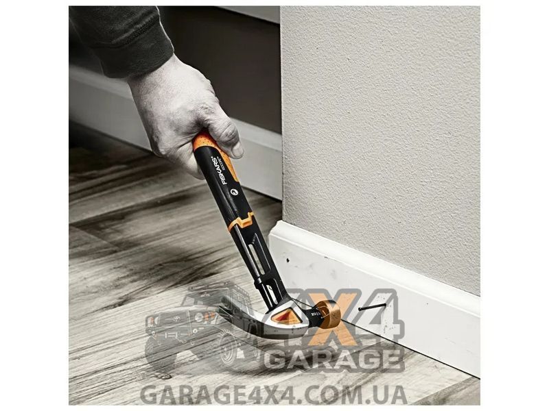 Молоток - гвоздодер Fiskars IsoCore 1027202 (455 гр / 343 мм) 1027202 фото