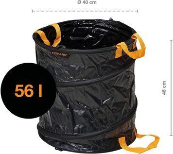 Складной садовый мешок для листьев 56л Fiskars Solid 1015646 1015646 фото