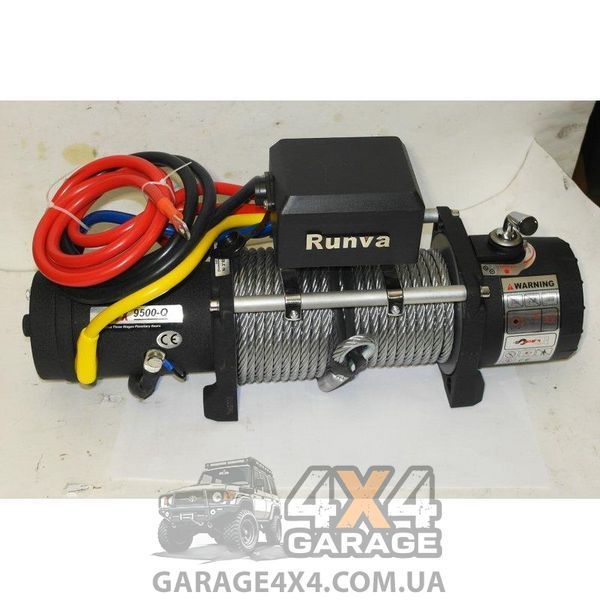 Скоростная автолебедка 12 Вольт Runva EWX-Q 9500lbs EVO (Стальной трос) EWX9500-Q-EVO фото