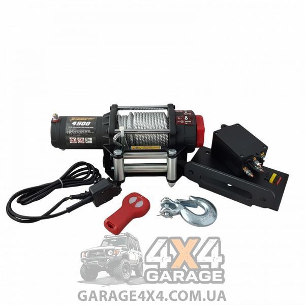 Лебедка для квадроцикла Kangaroowinch 4500 lbs (2041 кг / 12 Вольт) K4500 фото