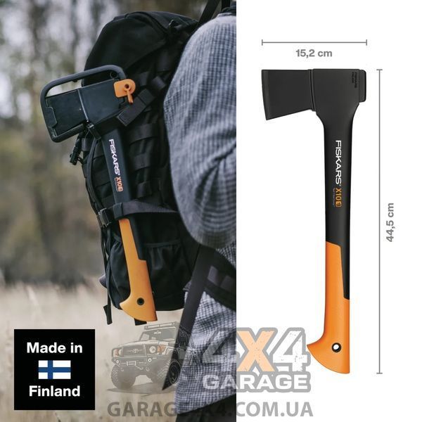 Компактный топор Fiskars X10 (1015619) 1015619 фото