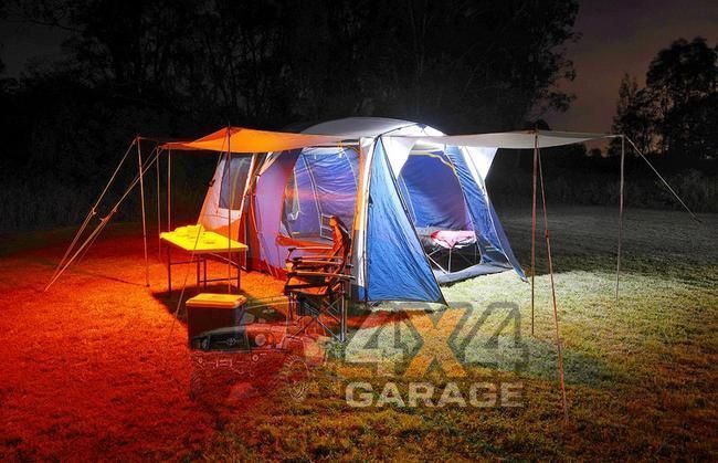 Портативная LED-лампа HardKorr 48 см / 12 Вольт (белый/оранжевый свет, с регулятором яркости) RBWTOR48CI фото