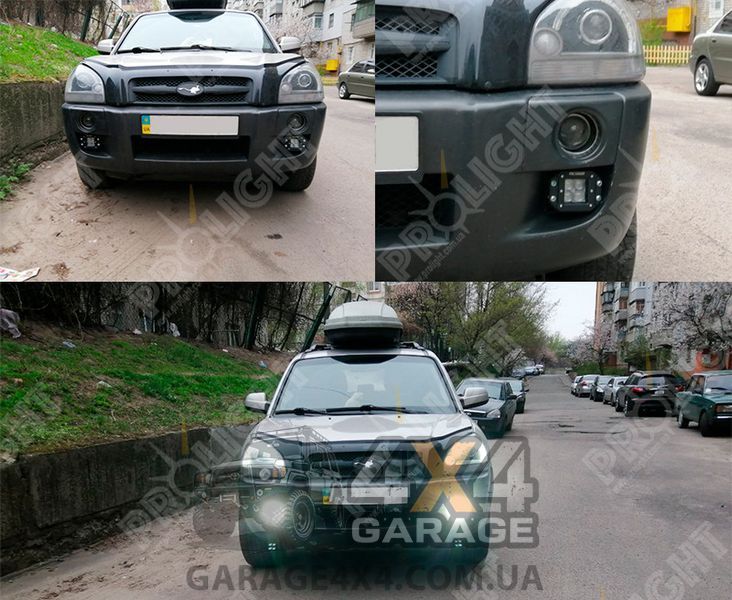 Встраиваемая светодиодная фара 40Вт ProLight (фара в силовой бампер) 1215563211 фото