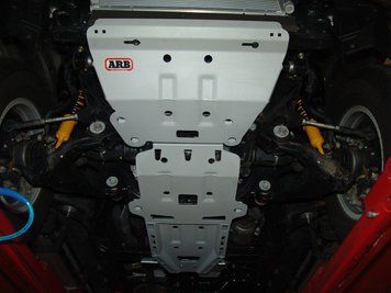 Усиленная защита двигателя, кпп и раздатки ARB для Toyota Land Cruiser Prado 120 2003-2009 5421100 фото
