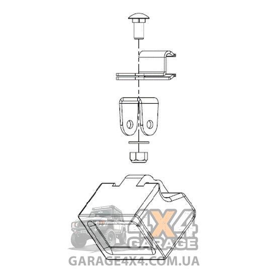 Світлодіодна фара 20W для багажника ARB BASE Rack 1780520 фото