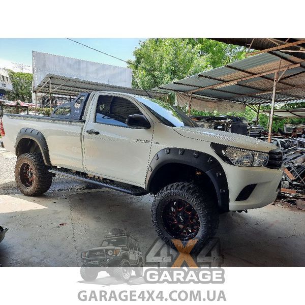 Пластикові фендера для Toyota Hilux Revo 2016-2020 (розширювачі арок / ABS пластик) FF-THR15B фото