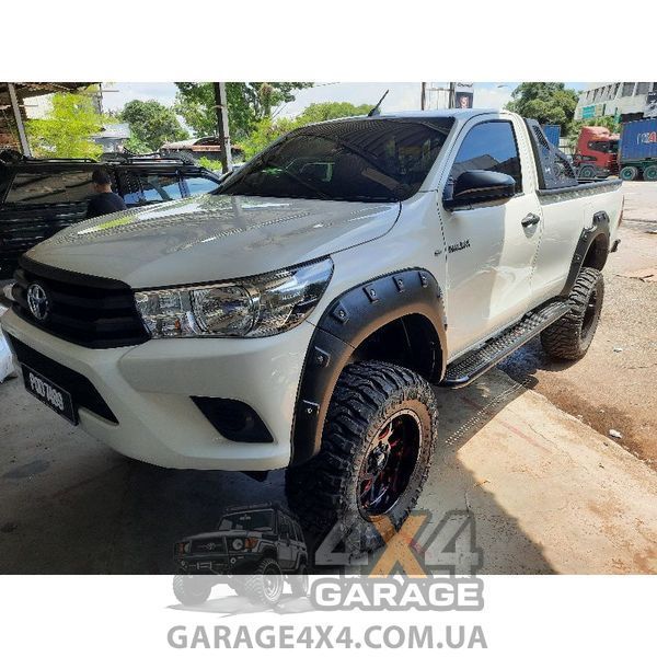 Пластикові фендера для Toyota Hilux Revo 2016-2020 (розширювачі арок / ABS пластик) FF-THR15B фото