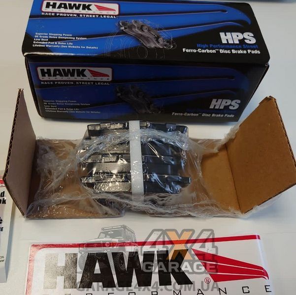 Задні гальмівні колодки HAWK HPS для Ford Mustang 2005-2014 (Ферро-карбон / комплект) HB485F.656 фото