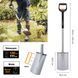 Прямая штыковая лопата Fiskars Xact 1066733 с телескопической ручкой 1066733 фото 6