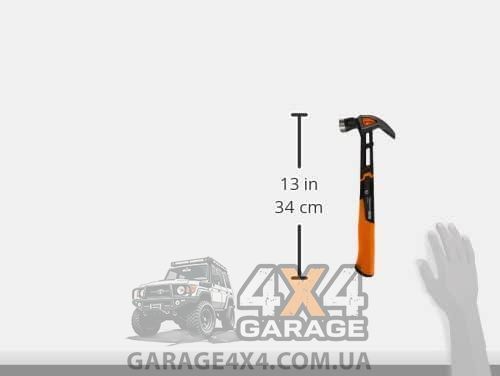 Молоток із вигнутим кігтем Fiskars Pro IsoCore 1027203 (L) 1027203 фото