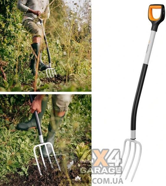 Большие садовые вилы Fiskars Xact 1070716 (120 см) 1070716 фото