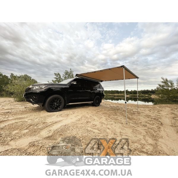 Автомобільна маркіза ORPRO з бічною стінкою для позашляховика / автобуса / автодома (2,5 х 2,5 метра + LED) AD2403 фото