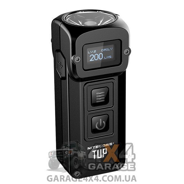 Фонарь наключный Nitecore TUP (Cree XP-L HD V6, 1000 люмен, 5 режимов, USB), черный 1870748300 фото