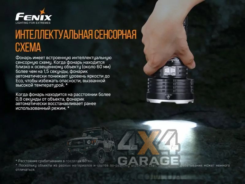 Фонарь Fenix LR50R (Luminus SST70, 12000 люмен, 9 режимов, ARB-L52-16000, USB-C) 5-1239 фото