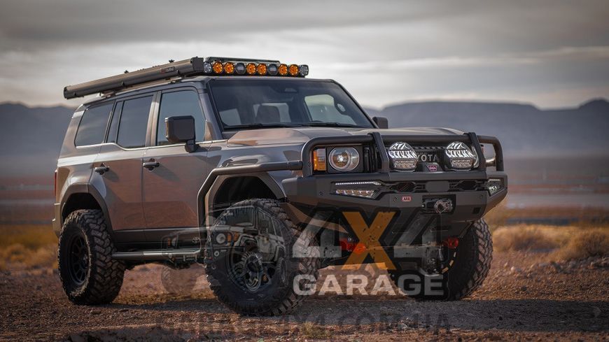 Захист крил із сріблястою накладкою на пороги Toyota LC Prado 250 2024+ ARB SUMMIT 4421180 фото