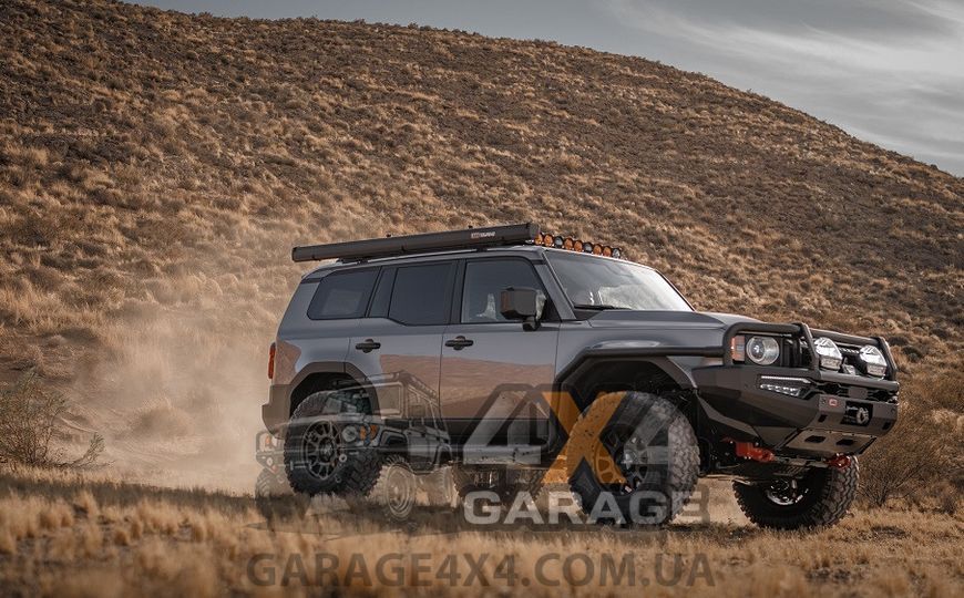 Захист крил із сріблястою накладкою на пороги Toyota LC Prado 250 2024+ ARB SUMMIT 4421180 фото