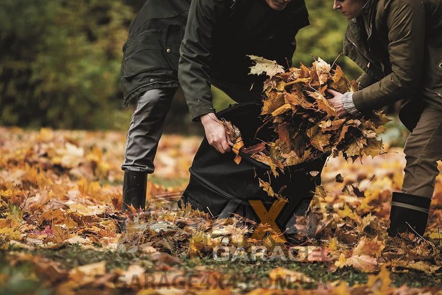 Большой складной садовый мешок для травы и листьев Fiskars Ergo L 219 литров (1028373) 1028373 фото