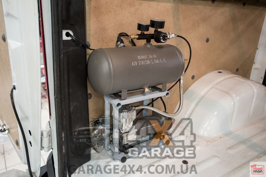 Компрессорная станция Berkut SA-06: компрессор 14 атм с ресивером 5,7 л (пневмосистема 12В) SA-06 фото