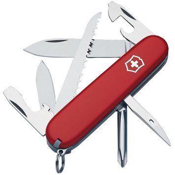 Нож складной, мультитул Victorinox Hiker (91мм,12 функций), красный 1.4613 1870743714 фото