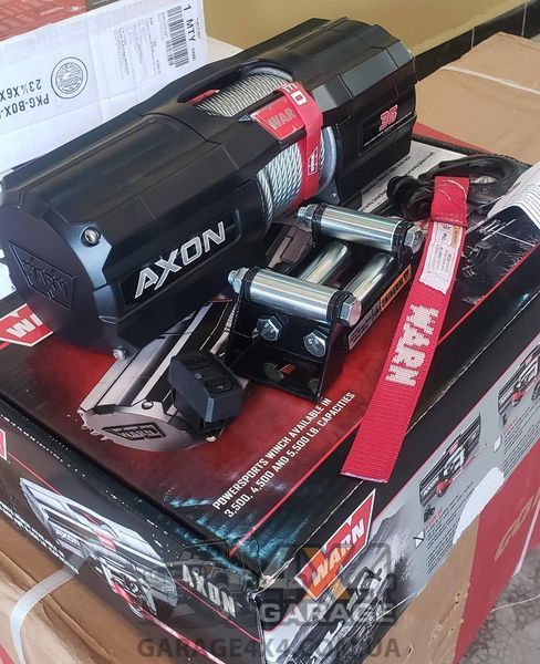 Могутня лебідка для квадроциклу ATV WARN AXON 35 (12 Вольт / 1588 кг) 101135 фото