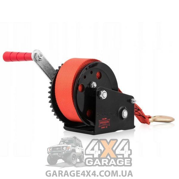 Ручная лебедка Dragon Winch DWK-16 (Синтетическая лента / 725 кг) DWK-16pas фото