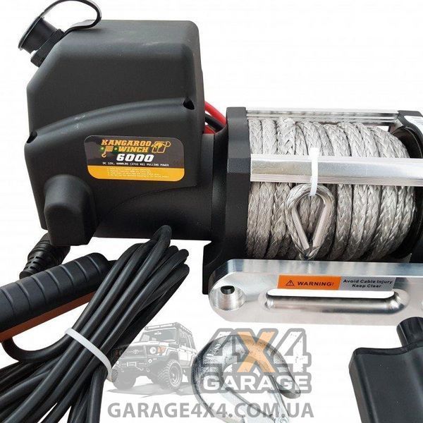 Лебідка KangarooWinch 6000 lbs / 12 вольтів (синтетичний трос) K6000SR-STB фото