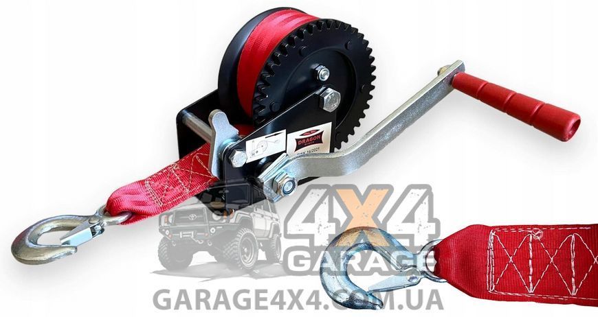 Ручная лебедка Dragon Winch DWK-16 (Синтетическая лента / 725 кг) DWK-16pas фото