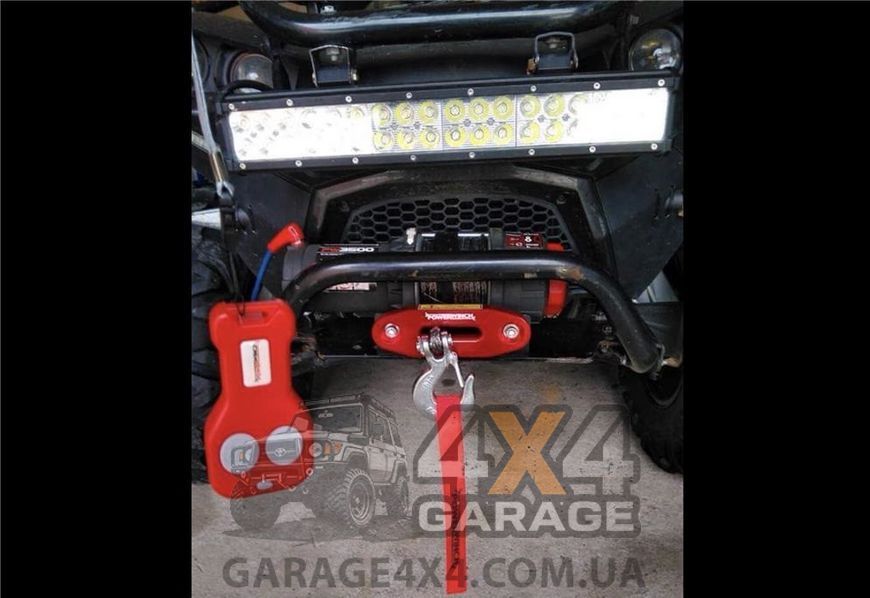 Лебідка для квадроцикла PowerWinch 3500 (Синтетичний трос) PowerWinch 3500 фото