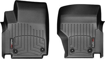 Чорні передні гумові килимки в салон WeatherTech для Volkswagen Amarok 2010-2014 443261 фото