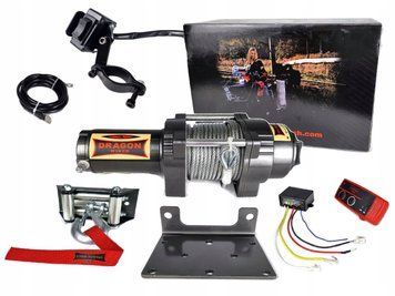 Лебедка для квадроцикла Dragon Winch Highlander 3500HD (12 Вольт / 1588 кг) DWH3500HD фото