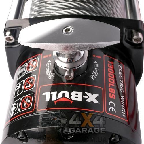 Лебідка для позашляховика X-BULL 12000lbs (5445 кг/ Сталевий трос) HRW12000A фото
