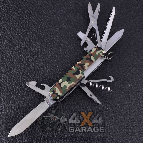 Нож складной, мультитул Victorinox Huntsman (91мм,15 функций), камуфляж 1.3713.94 1870743715 фото