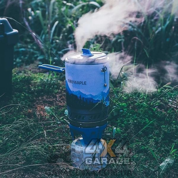Комбінована система для приготування їжі Fire Maple Polaris X5 Blue з редуктором тиску Polaris X5 Blue фото