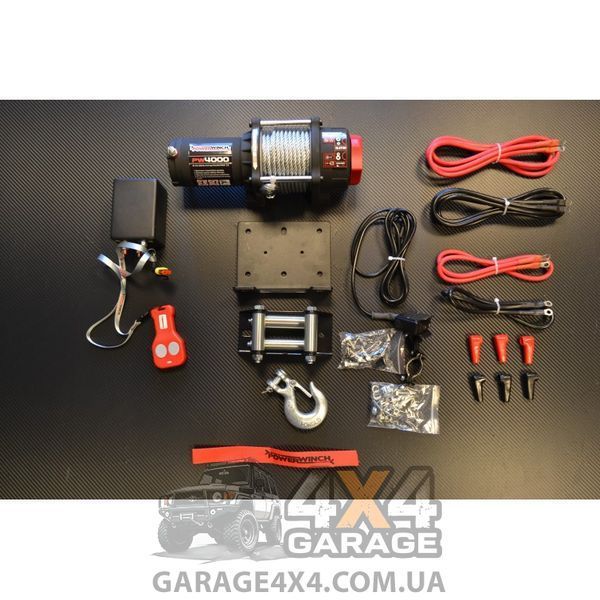 Лебедка для квадроцикла с беспроводным пультом Power Winch 4000 PW4000 фото