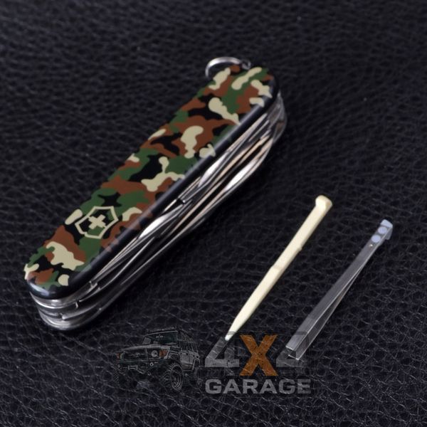Нож складной, мультитул Victorinox Huntsman (91мм,15 функций), камуфляж 1.3713.94 1870743715 фото