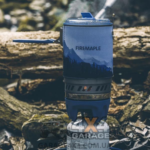 Комбінована система для приготування їжі Fire Maple Polaris X5 Blue з редуктором тиску Polaris X5 Blue фото