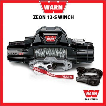 Лебедка для внедорожника WARN ZEON 12-S (Синтетический трос / 5443 кг) 95955 / 95950 фото