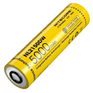Аккумулятор литиевый Li-Ion 21700 Nitecore NL2150DW 3.6V (5000mAh), защищенный 6-1447 фото