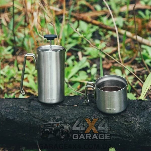 Похідний френч прес з чашкою для кави та чаю Fire-Maple Antarcti (харчова нержавіюча сталь) french press coffee kit фото