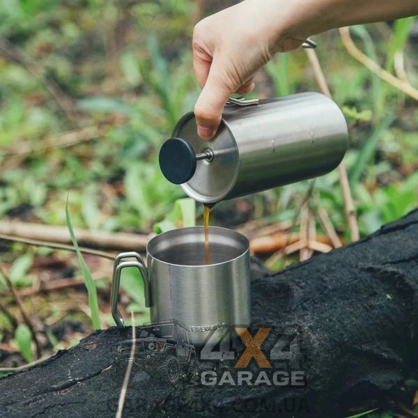 Похідний френч прес з чашкою для кави та чаю Fire-Maple Antarcti (харчова нержавіюча сталь) french press coffee kit фото