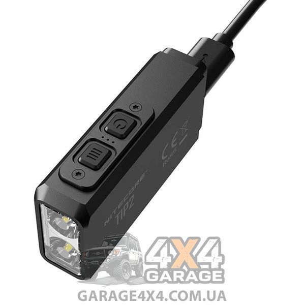 Ліхтар наключний Nitecore TIP 2 (CREE XP-G3 S3 LED, 720 люменів, 4 режими, USB, магніт) 1870748390 фото