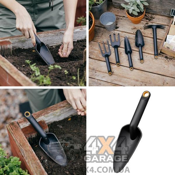 Пластиковый садовый совок Fiskars Solid (1071899) 1071899 фото